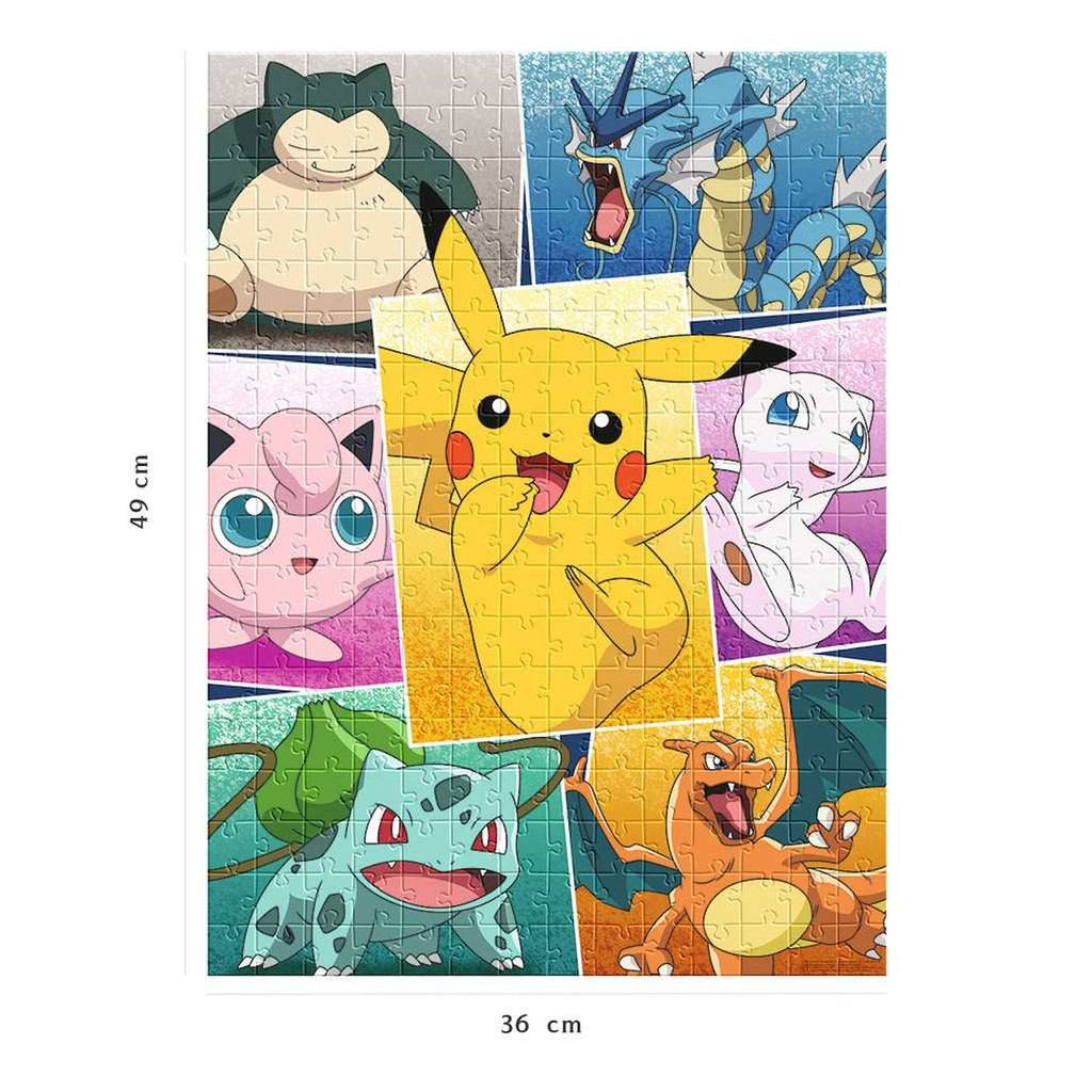 Puzzle types de pokémon 250 pièces blanc
