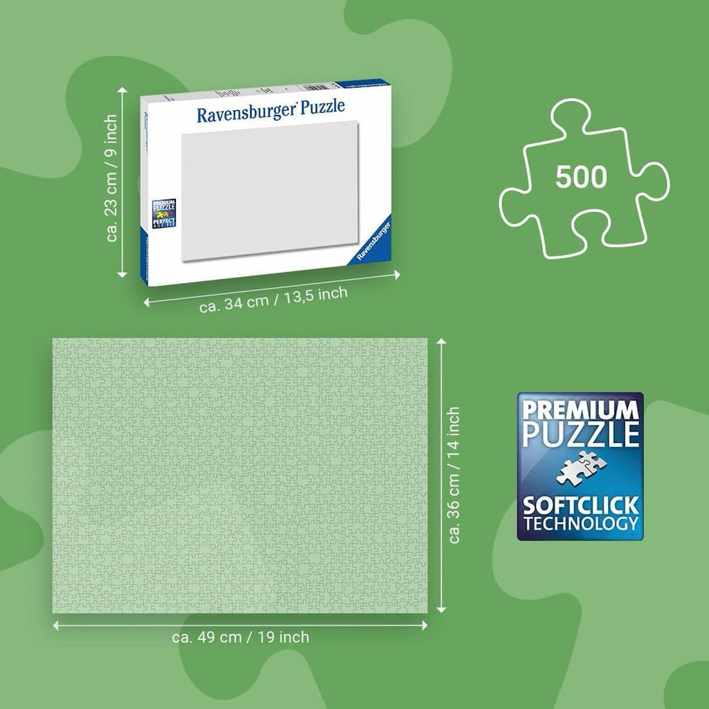 Puzzle vallée des montgolfières 500 pièces blanc