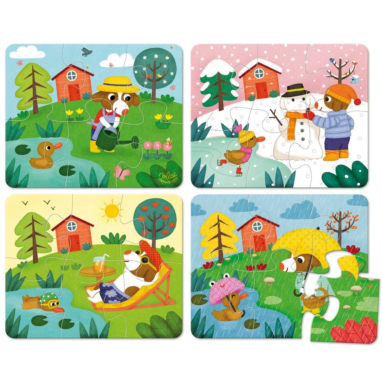 Puzzles des 4 saisons orange