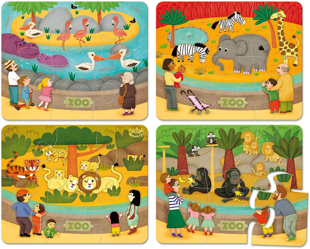 Puzzles du zoo vert