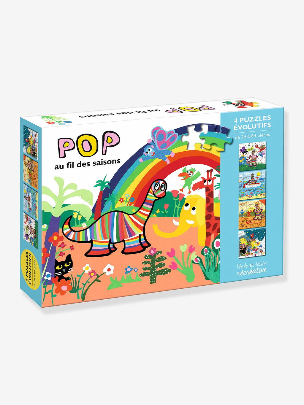 Puzzles pop au fil des saisons multicolore