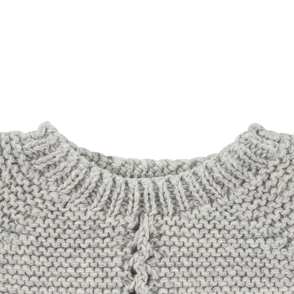 Pyjama en tricot gris pour poupées de 21cm gris