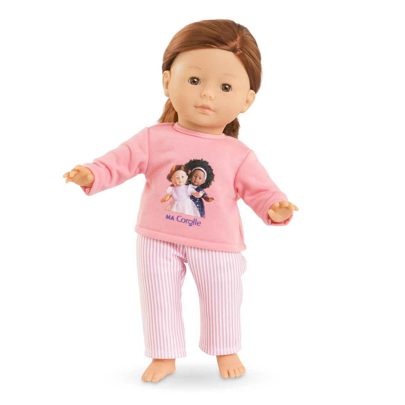 Pyjama rose 2 pièces pour poupée ma Corolle multicolore