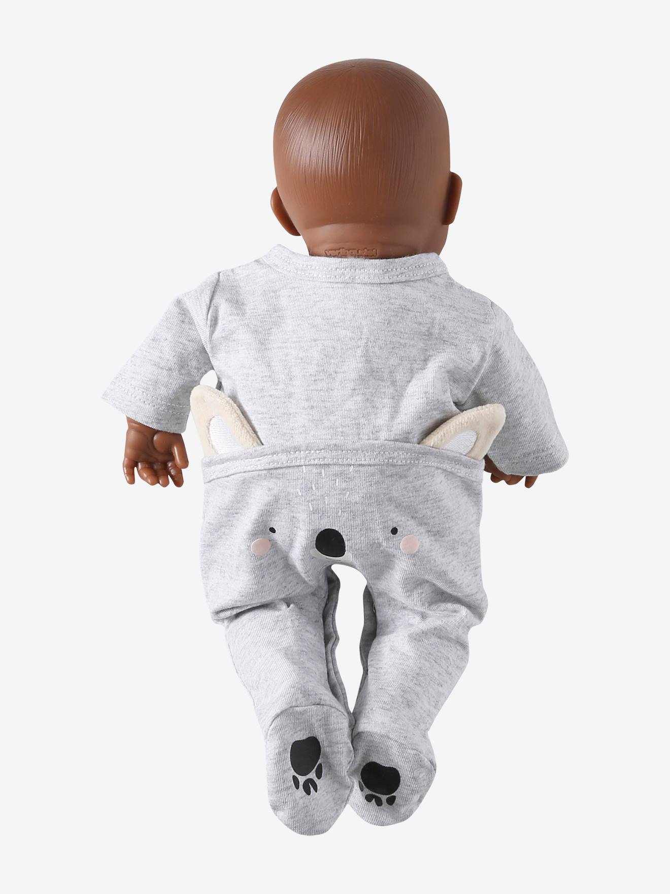 Pyjamas pour poupon 30/33 cm et 36 cm gris