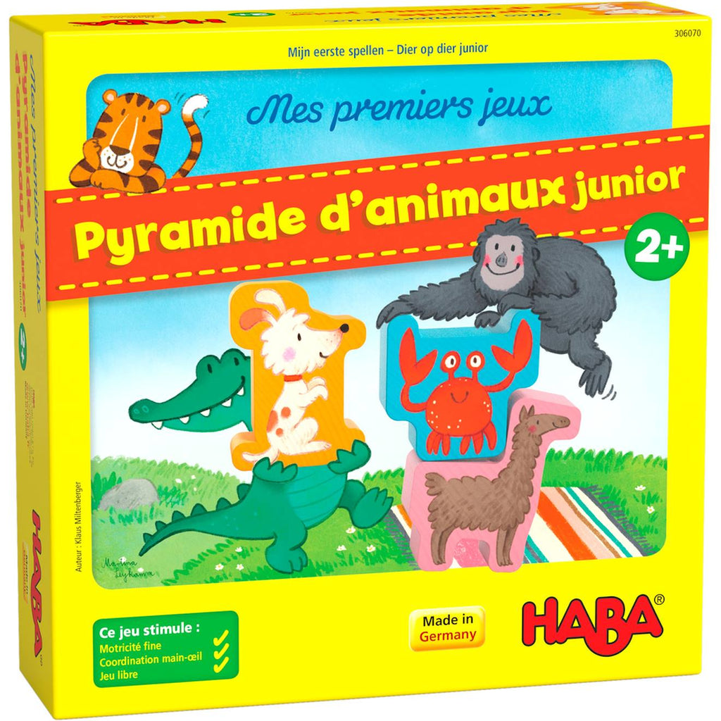Pyramide d'animaux junior jaune