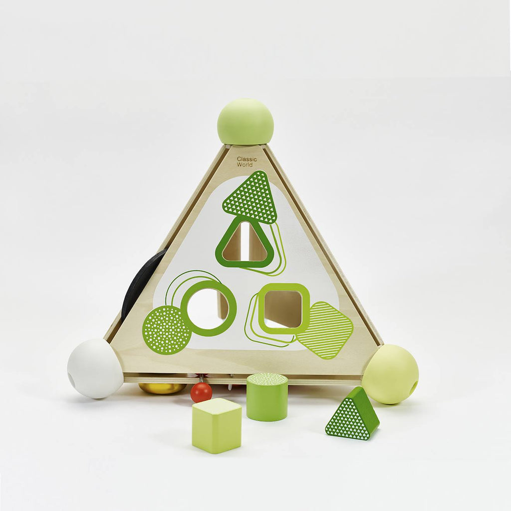 Pyramide d'éveil beige