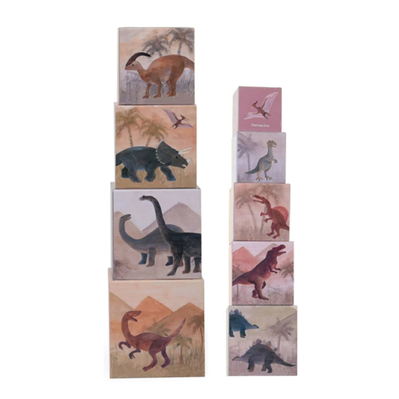 Pyramide dino multicolore
