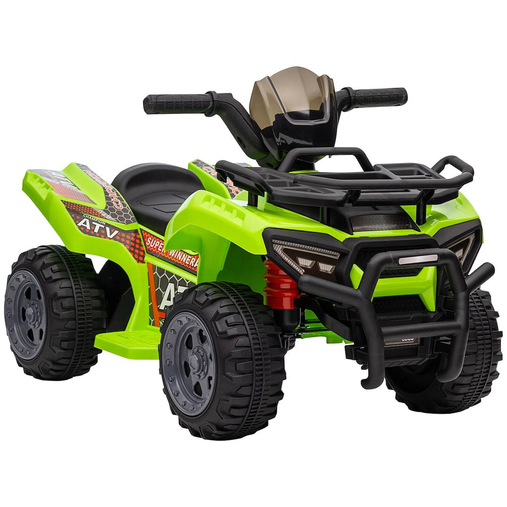 Quad buggy électrique enfant 6 v 2 km/h max effet lumineux vert