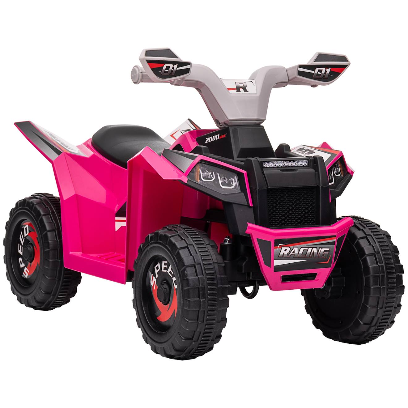 Quad électrique enfant v max 2,5 km/h 6 v rose