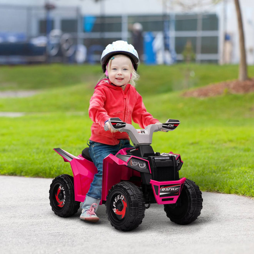 Quad électrique enfant v max 2,5 km/h 6 v rose