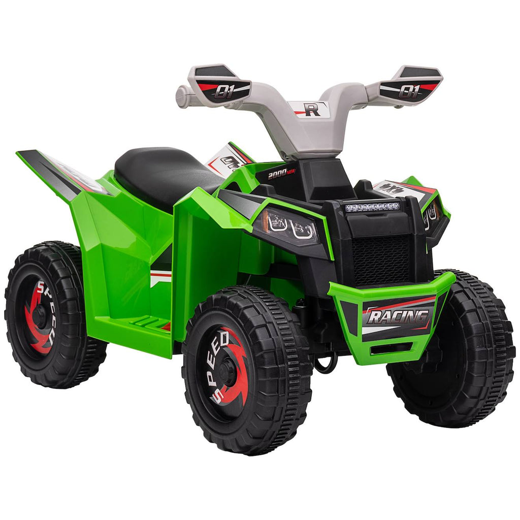 Quad électrique enfant v max 2,5 km/h 6 v vert