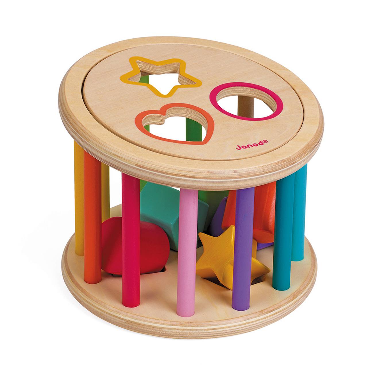 Quizz des formes i wood multicolore