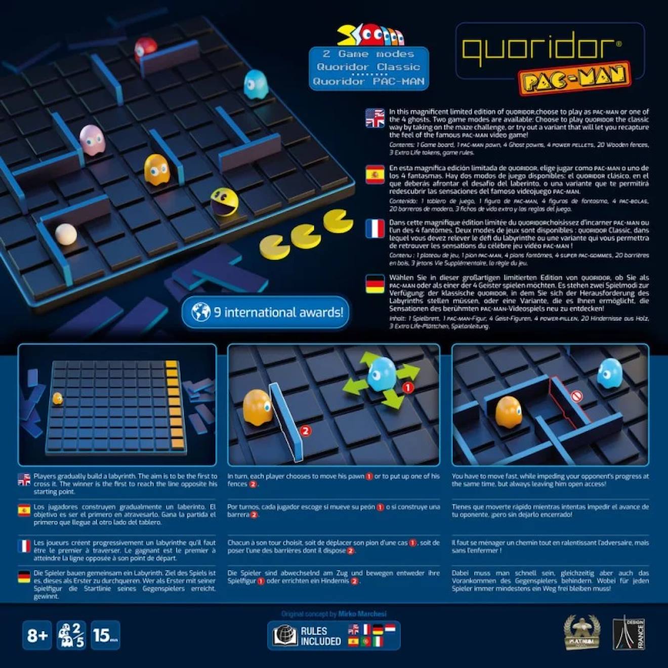 Quoridor pac-man noir