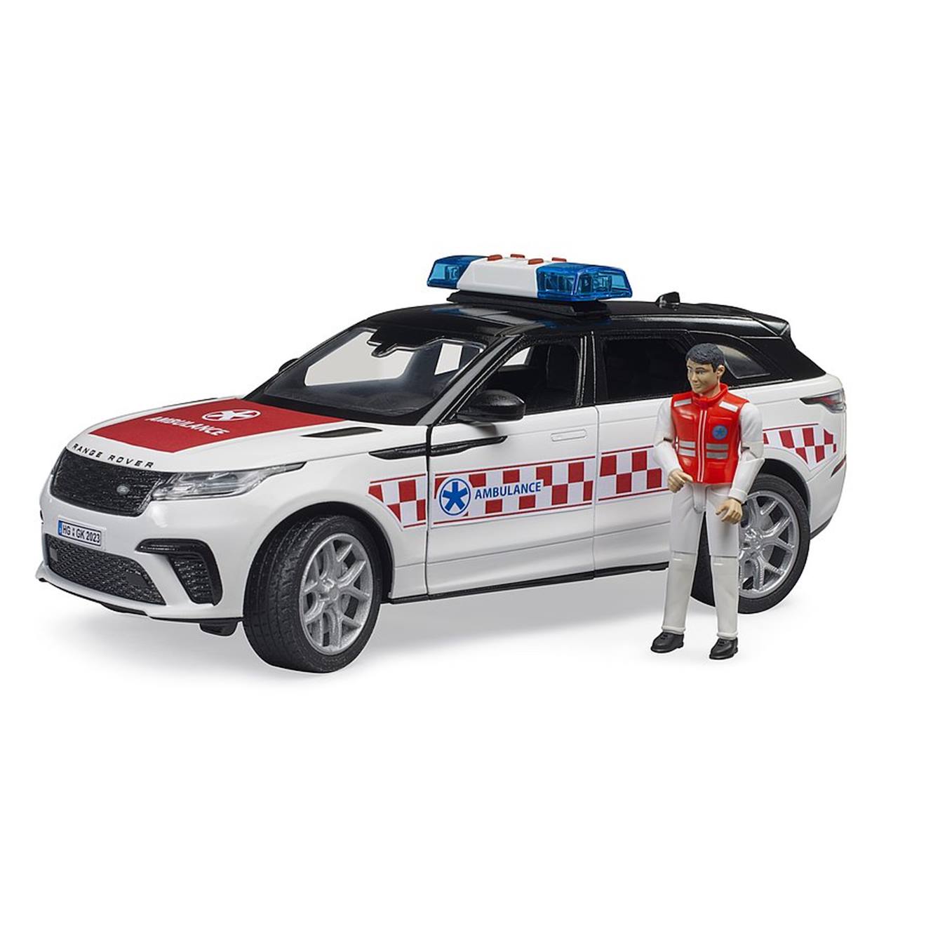 Range rover velar véhicule d'urgence médicale avec conducteur multicolore