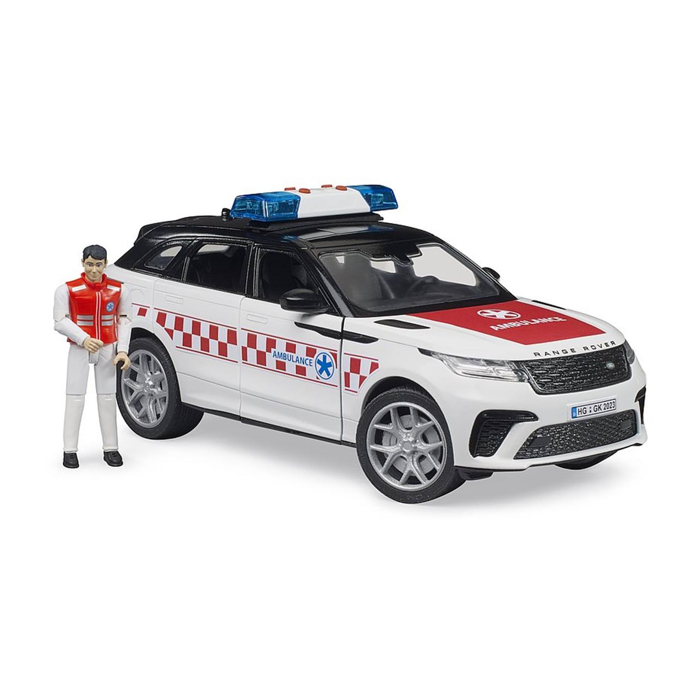 Range rover velar véhicule d'urgence médicale avec conducteur multicolore