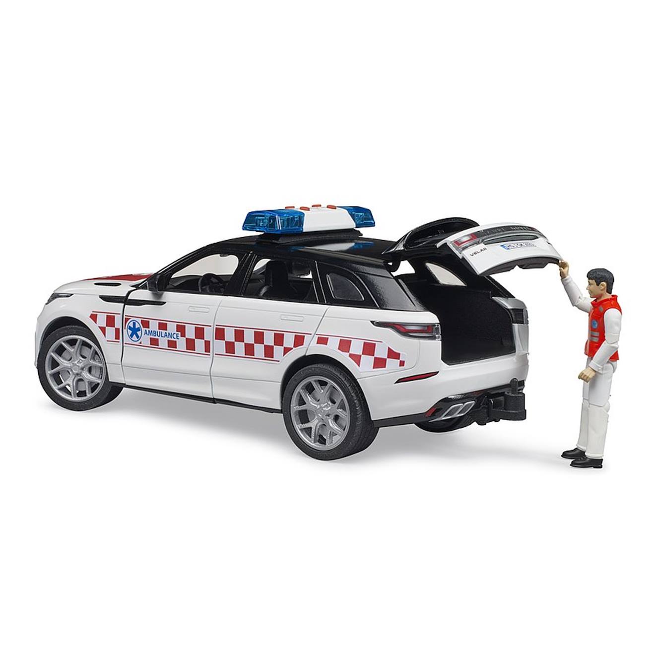 Range rover velar véhicule d'urgence médicale avec conducteur multicolore