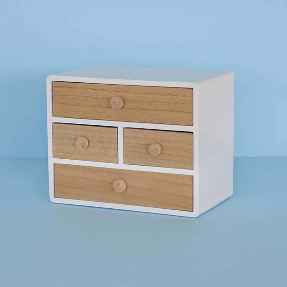 Boîte à Bijoux en Bois Blanche - Boîtes & Porte Bijoux Originaux