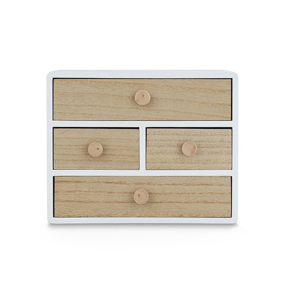 Boîte à Bijoux en Bois Blanche - Boîtes & Porte Bijoux Originaux
