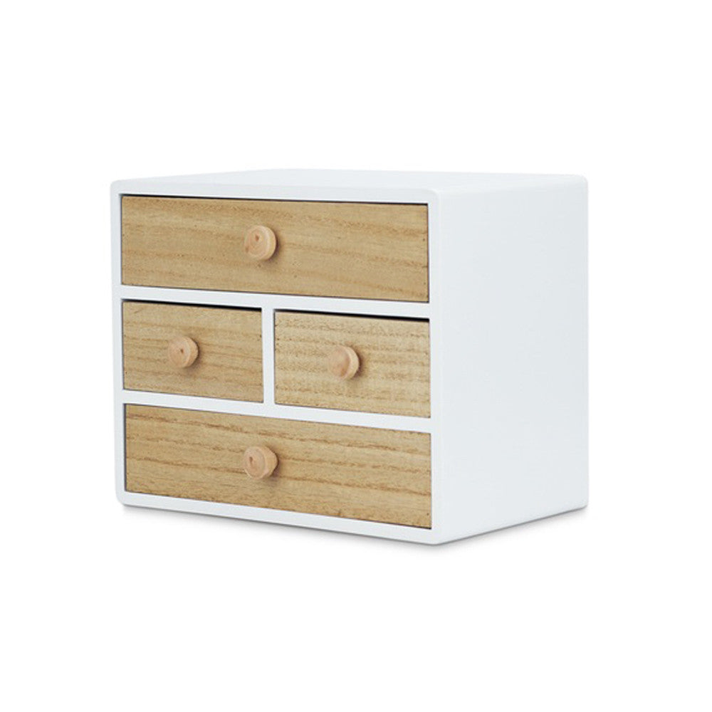 Boîte à Bijoux en Bois Blanche - Boîtes & Porte Bijoux Originaux