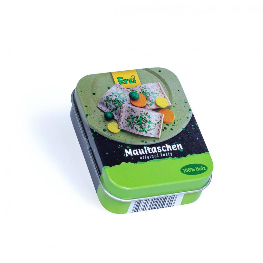 Raviolis et petits légumes vert