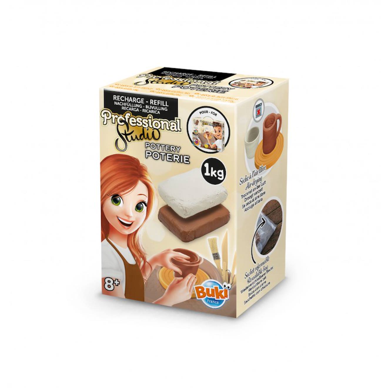 Recharge poterie marron