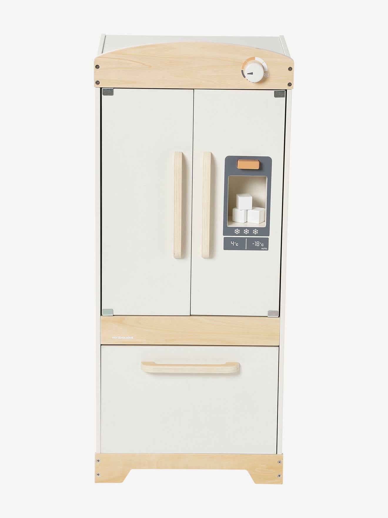 Réfrigérateur en bois FSC écru