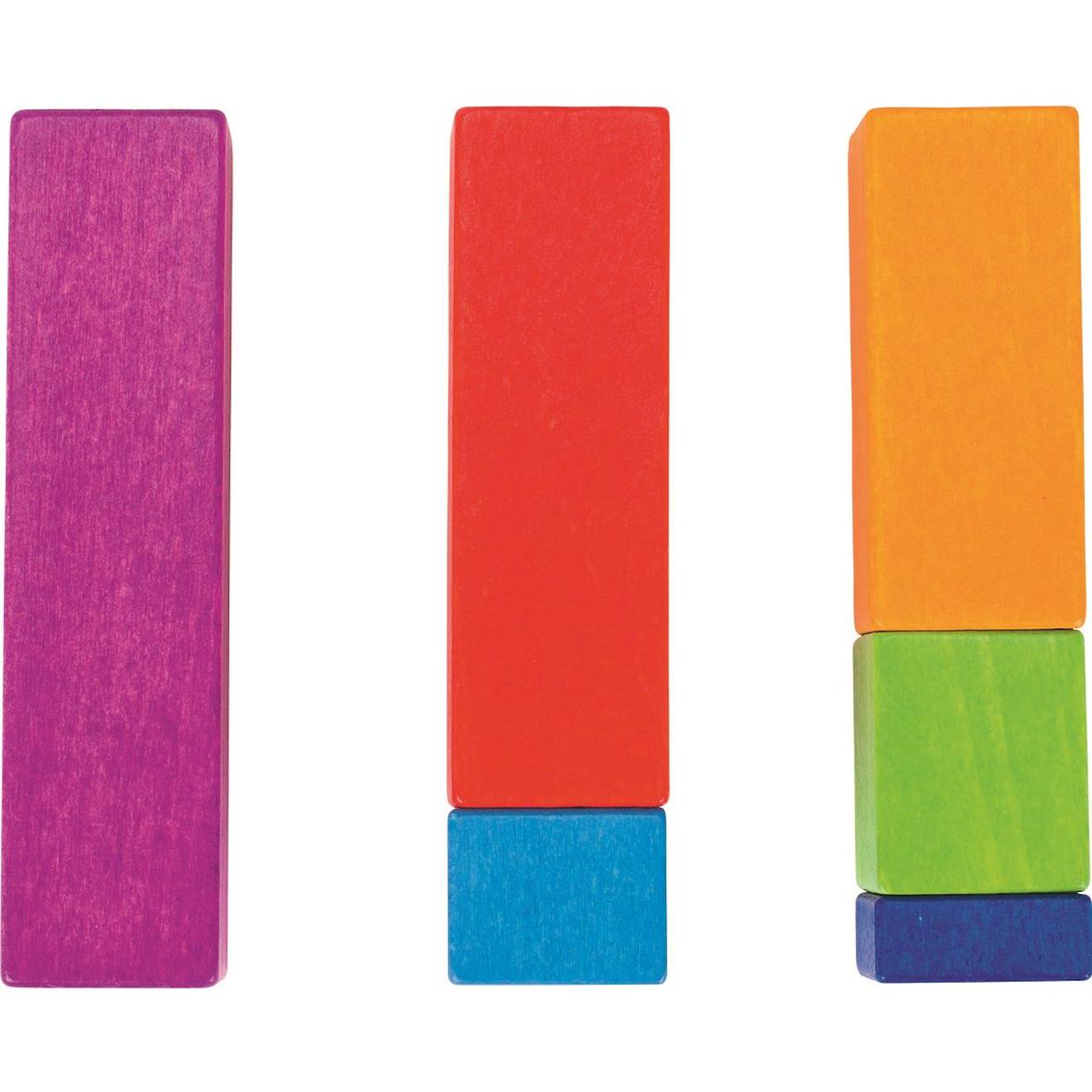 Réglettes de calcul multicolore