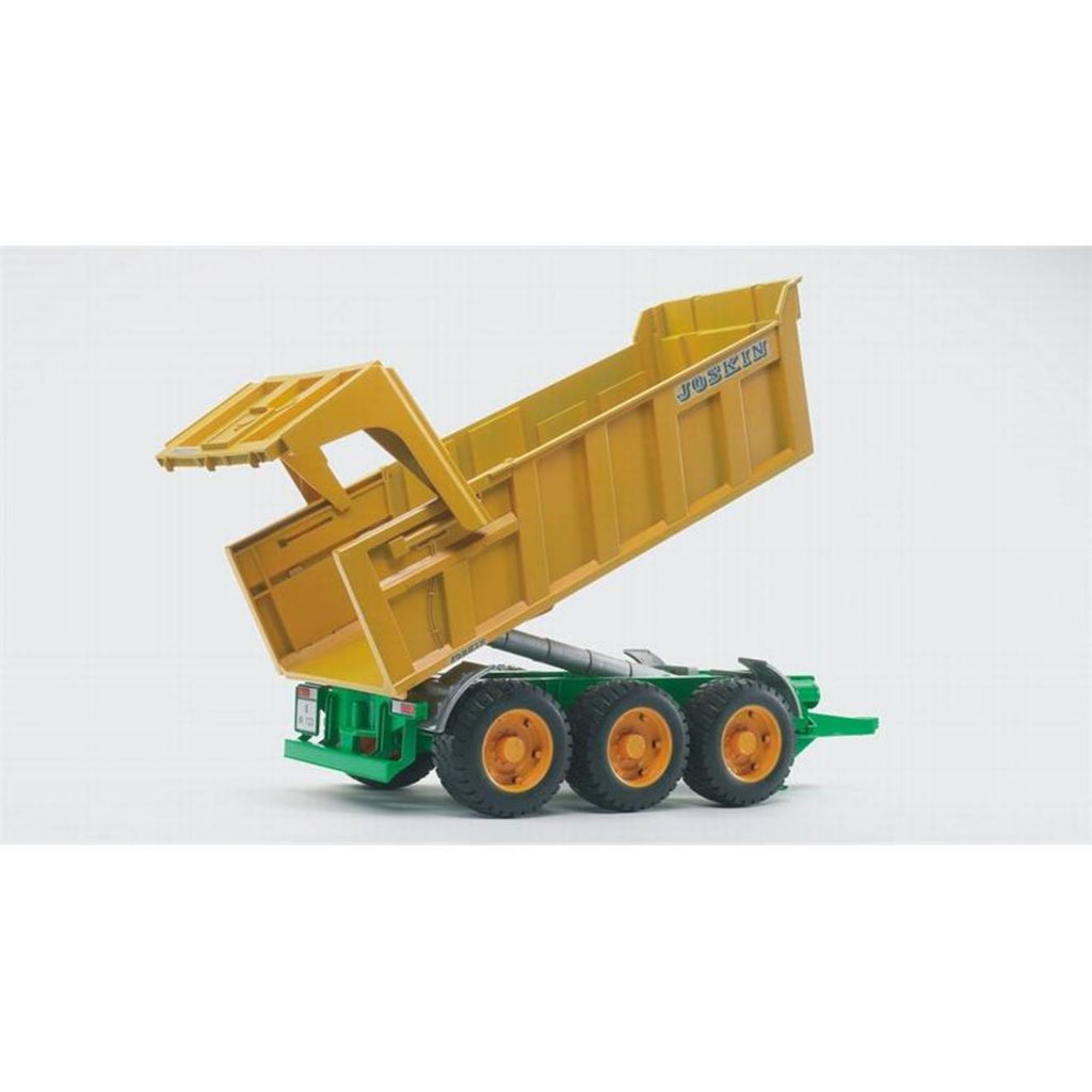 Remorque basculante joskin jaune et vert