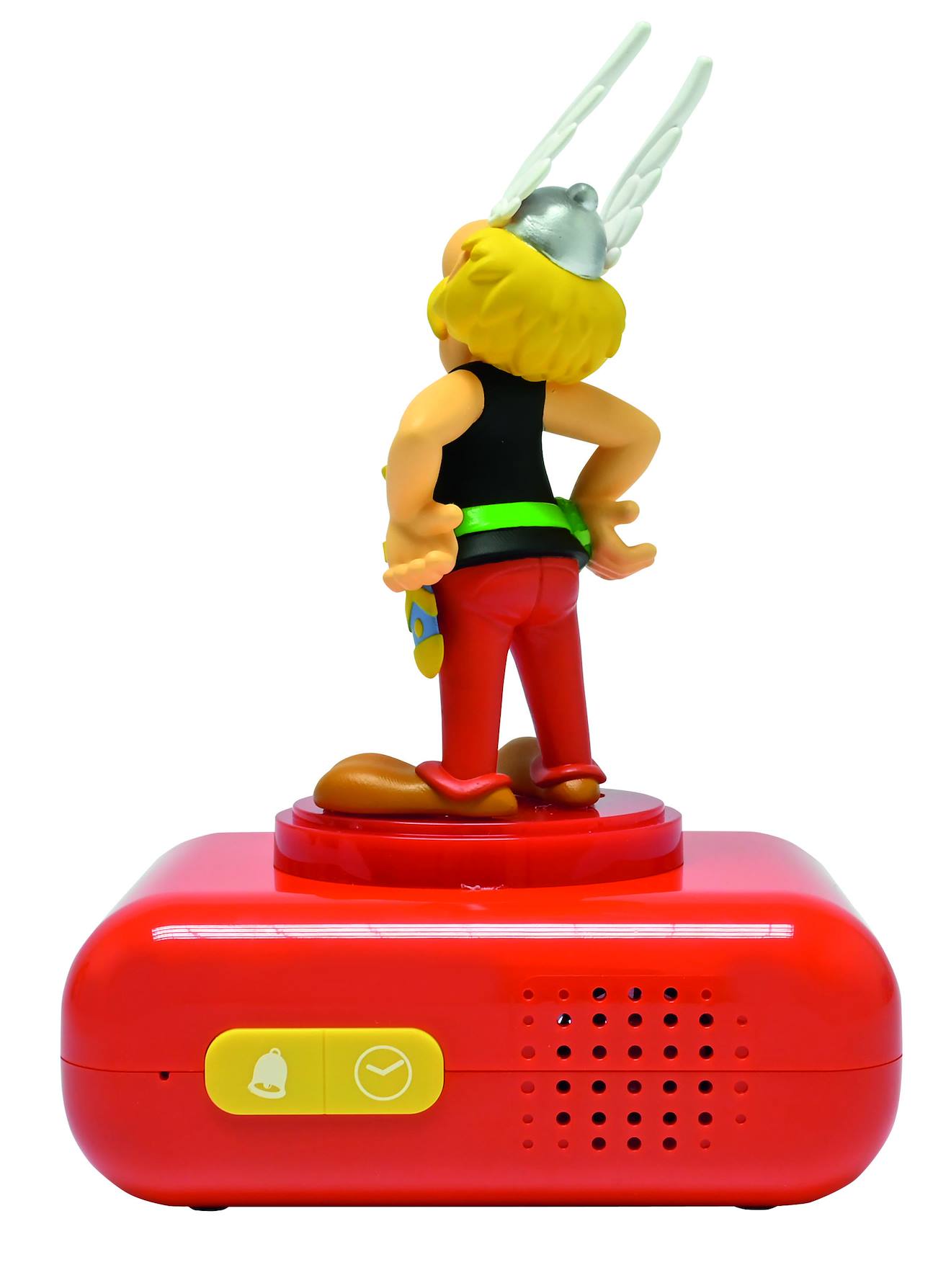 Réveil avec veilleuse astérix en 3D multicolore