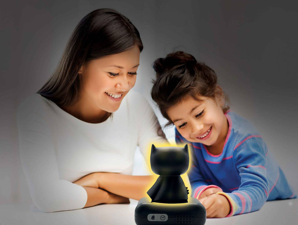 Réveil avec veilleuse Batman en 3D multicolore