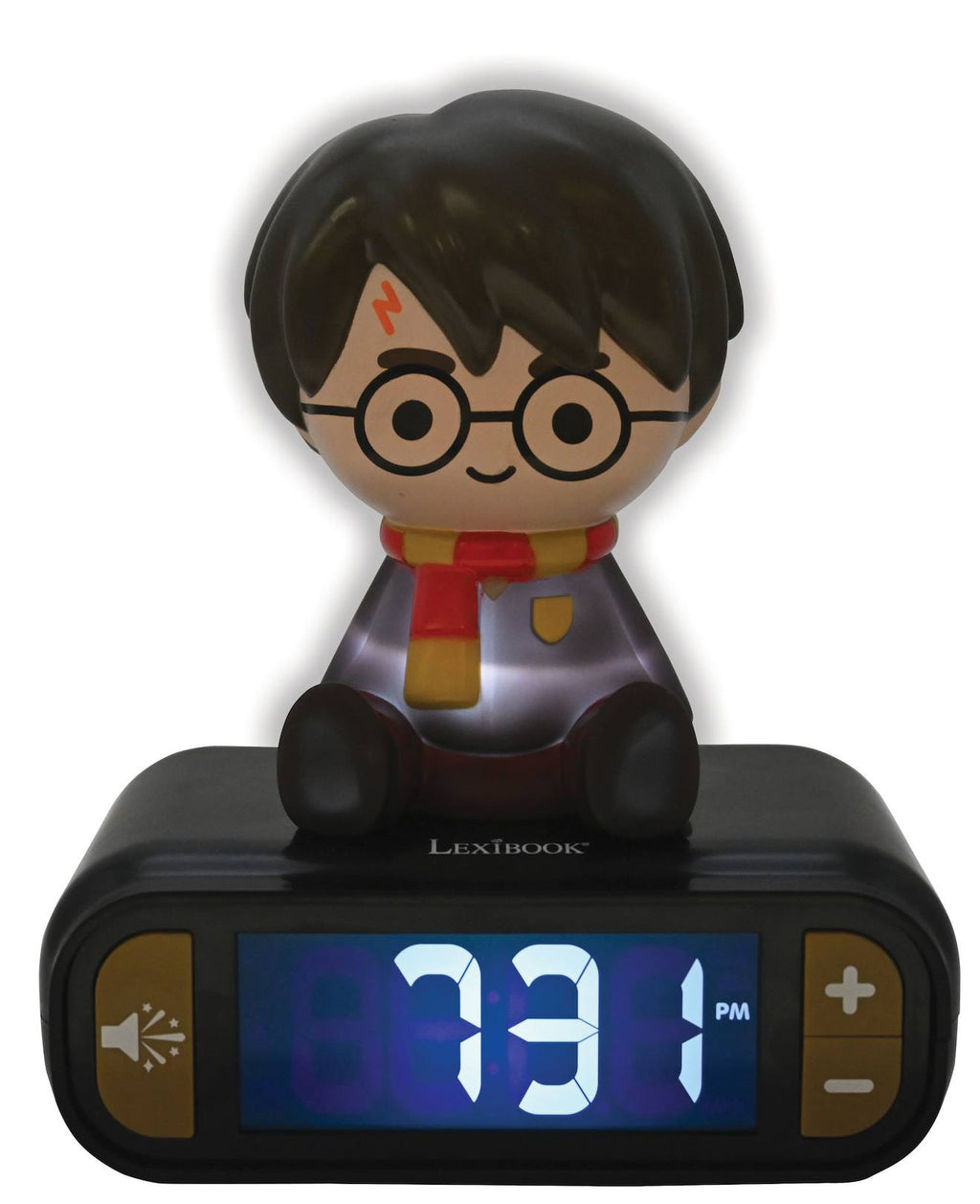 Réveil avec veilleuse Harry Potter en 3D multicolore