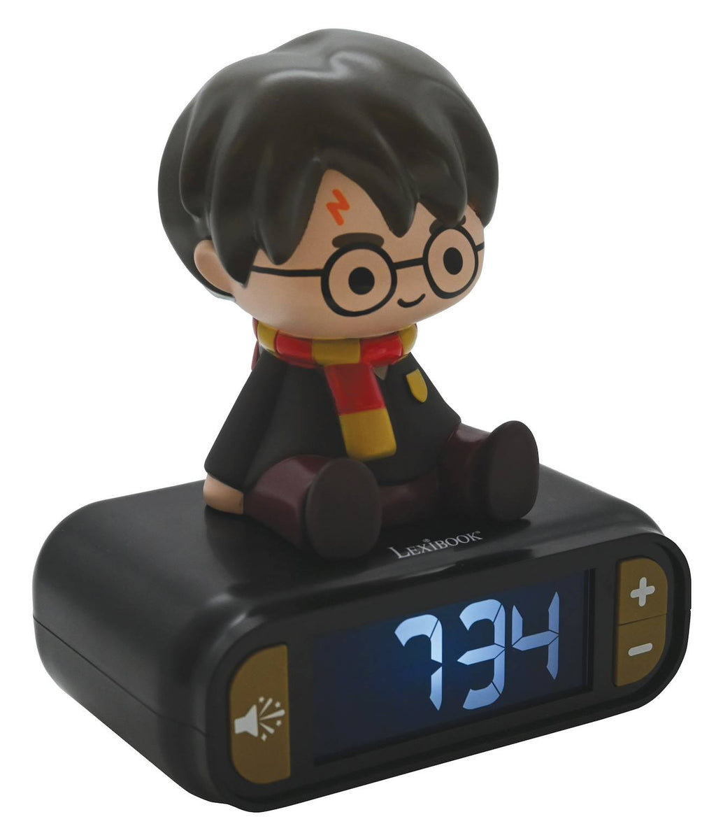Réveil avec veilleuse Harry Potter en 3D multicolore