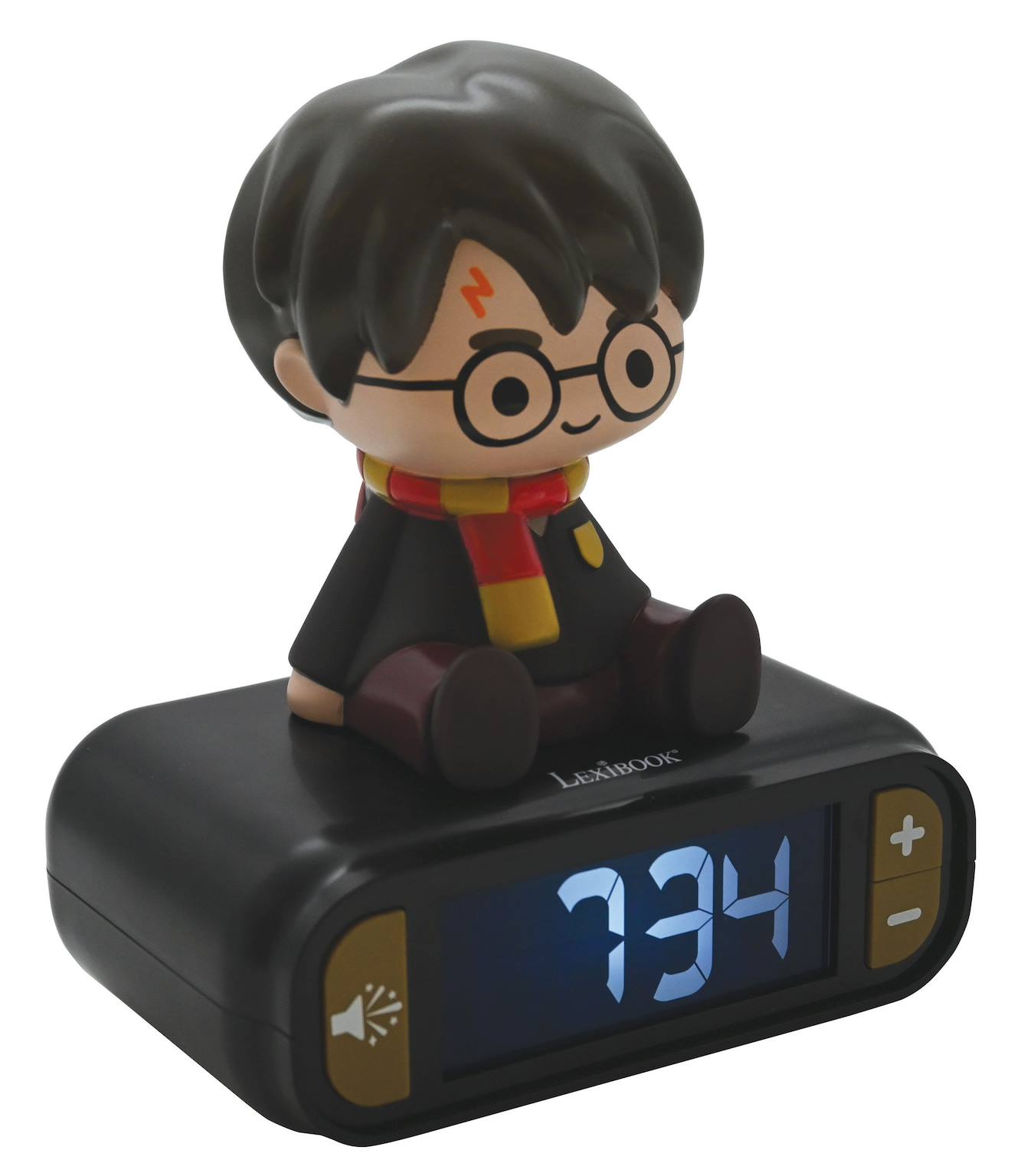 Réveil avec veilleuse Harry Potter en 3D multicolore