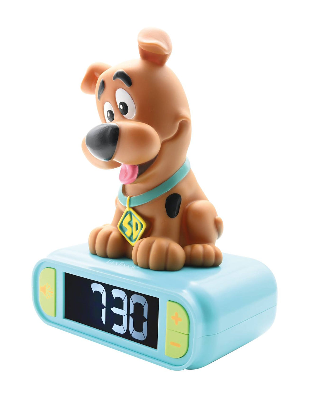 Réveil avec veilleuse scooby doo en 3D multicolore