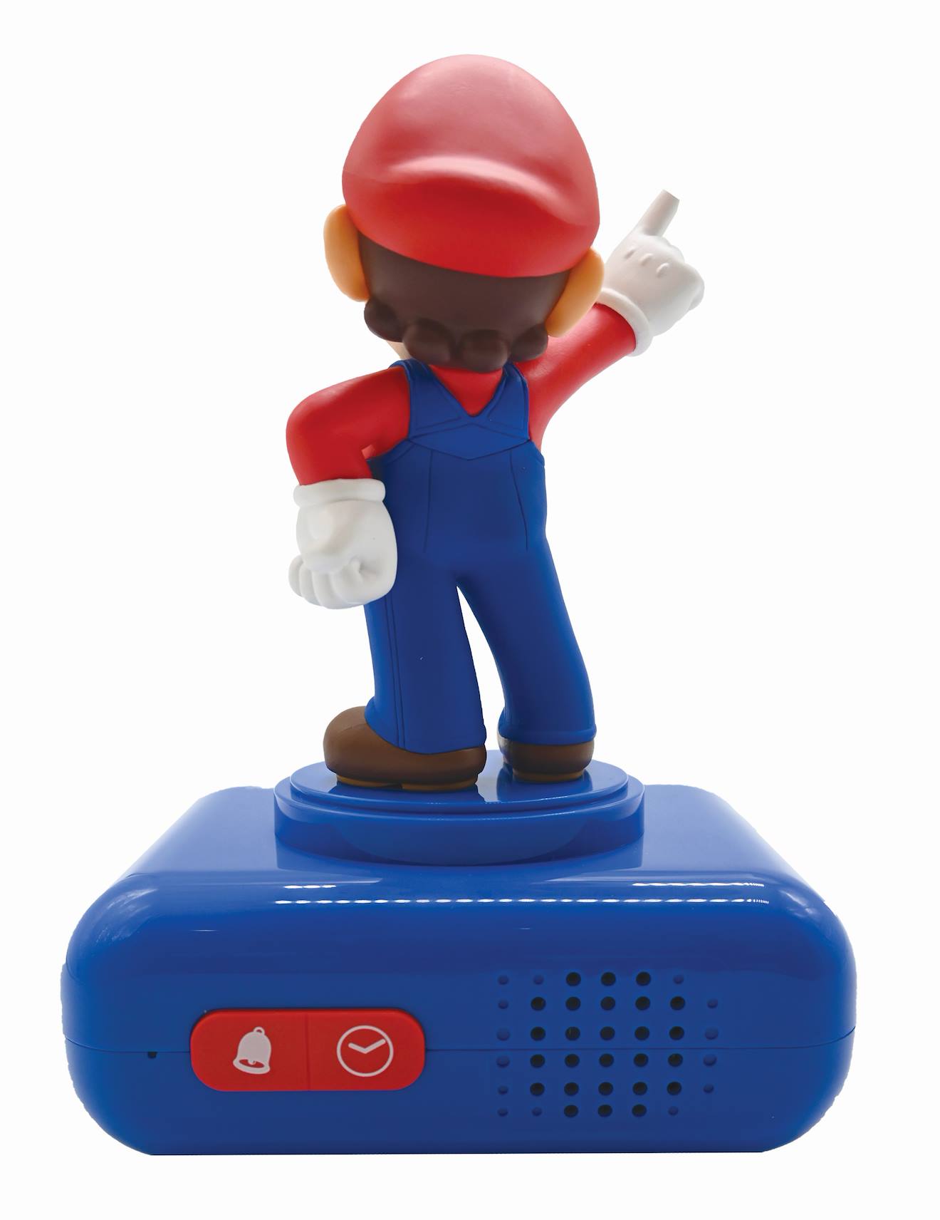 Réveil avec veilleuse Super Mario 3D - choix 6 alarmes, 6 effets sonores multicolore