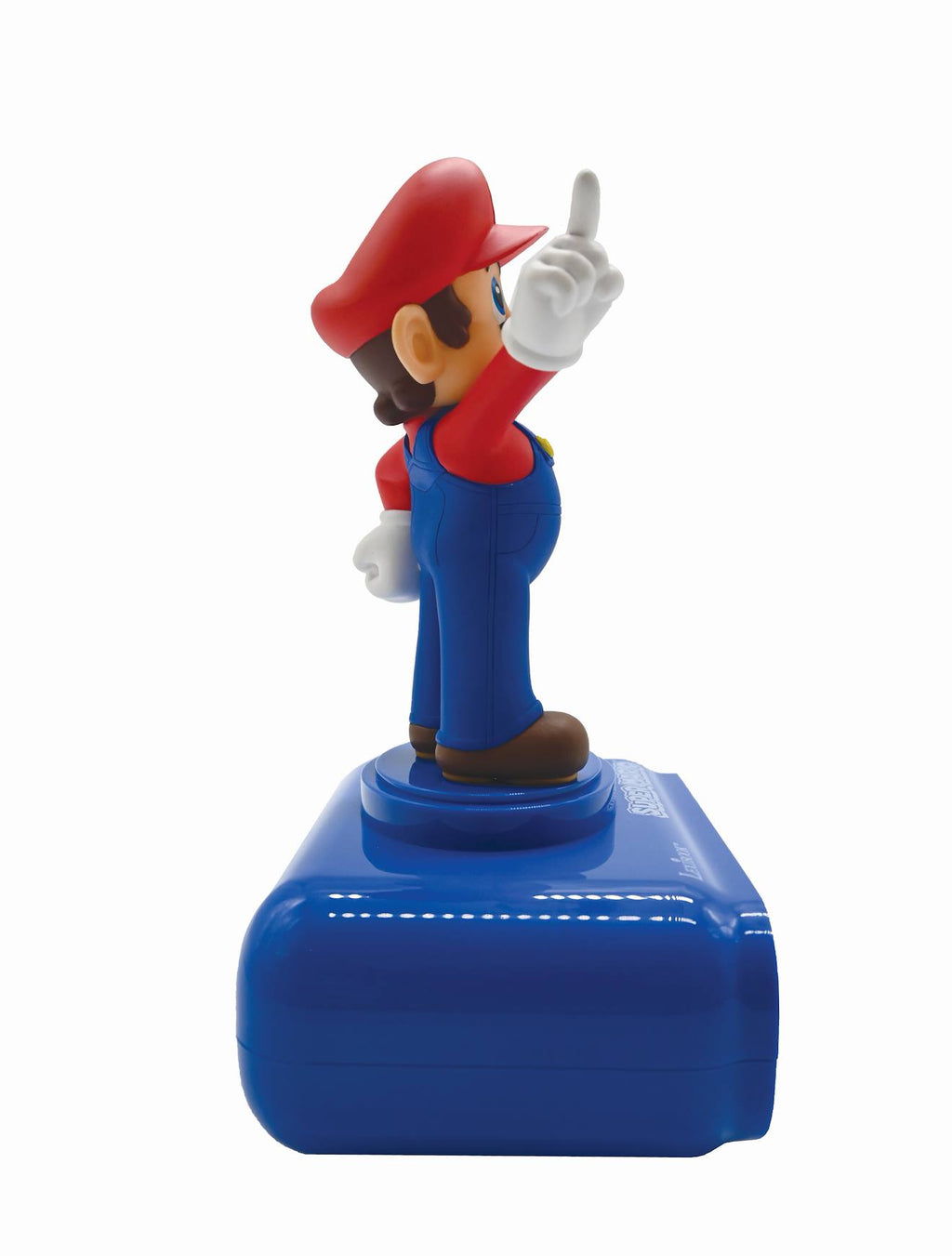 Réveil avec veilleuse Super Mario 3D - choix 6 alarmes, 6 effets sonores multicolore