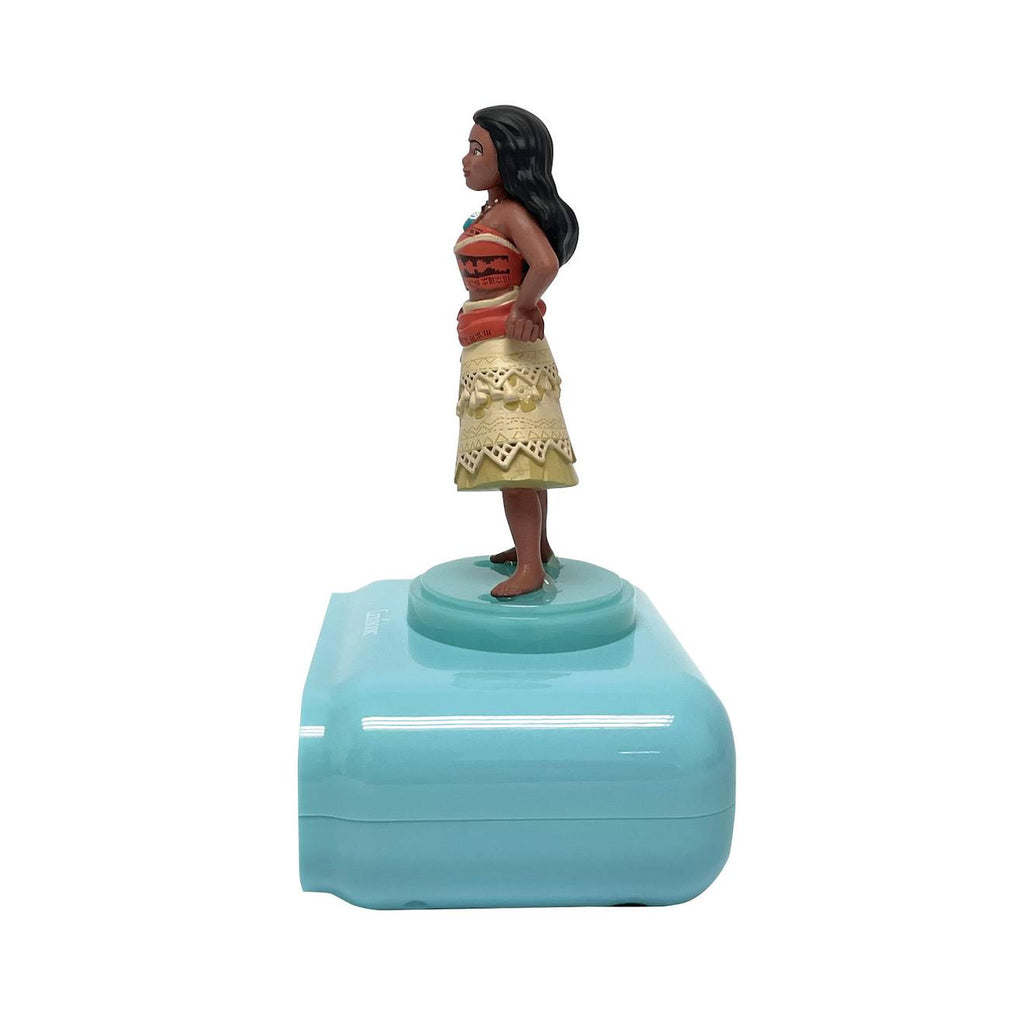 Réveil avec veilleuse Vaiana en 3D multicolore