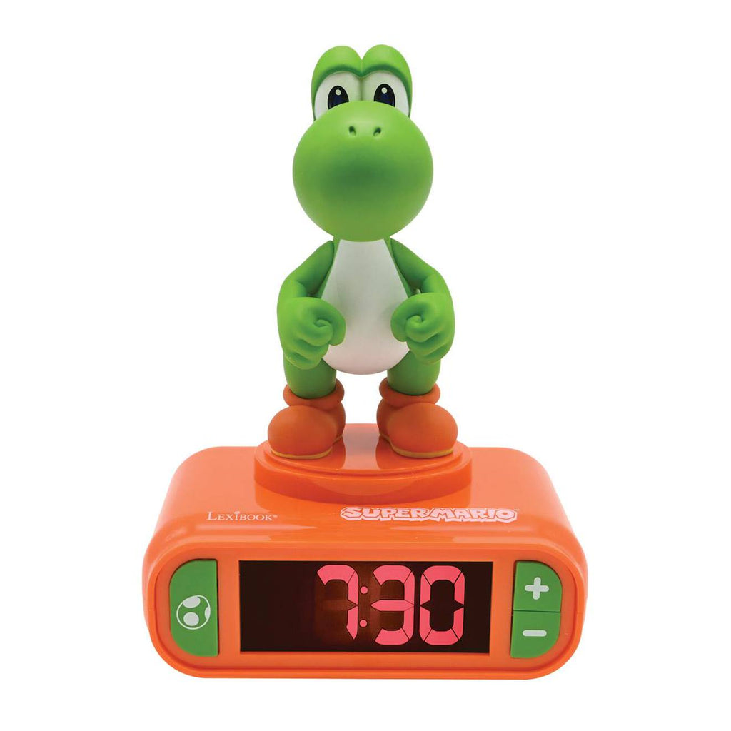 Réveil avec veilleuse yoshi en 3D multicolore