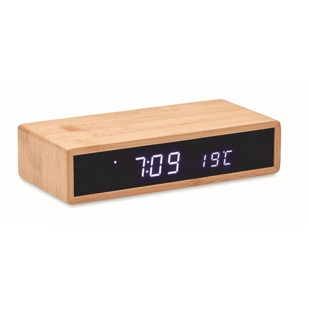 Réveil Bambou avec Chargeur Induction - Réveils Originaux