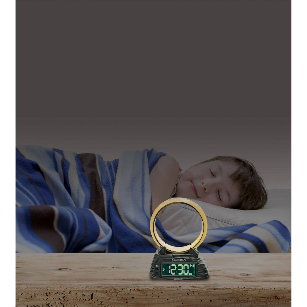 Réveil enfant veilleuse avec sons le seigneur des anneaux multicolore