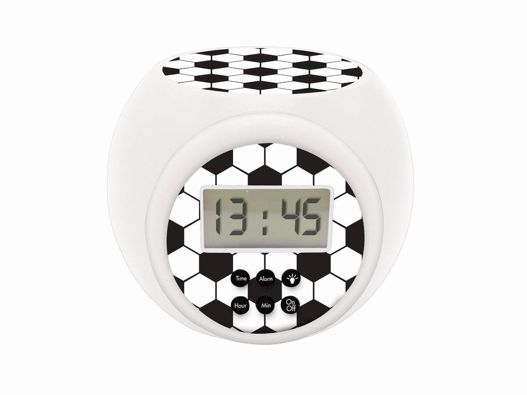 Réveil projecteur édition football multicolore