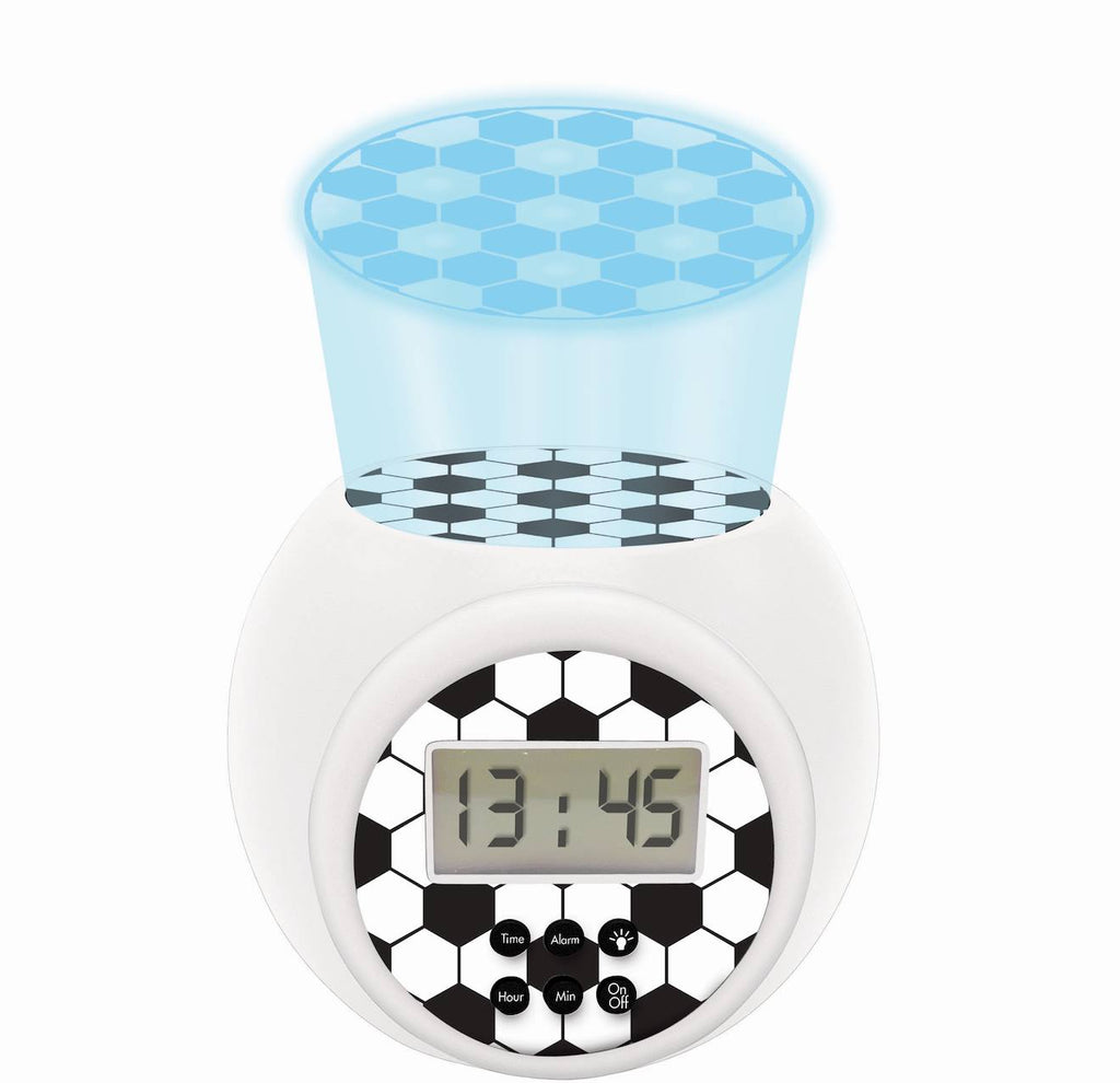 Réveil projecteur édition football multicolore
