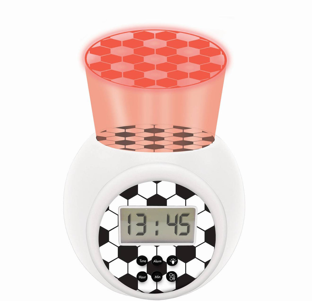 Réveil projecteur édition football multicolore
