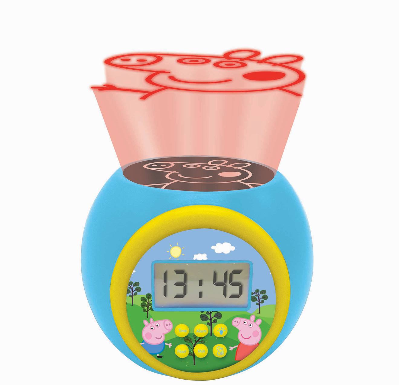 Réveil projecteur Peppa Pig multicolore