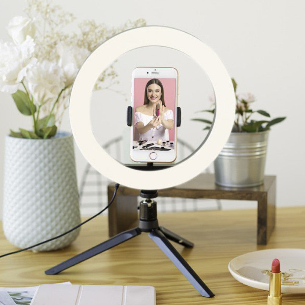 Ring Light avec Trépied - Support Téléphone