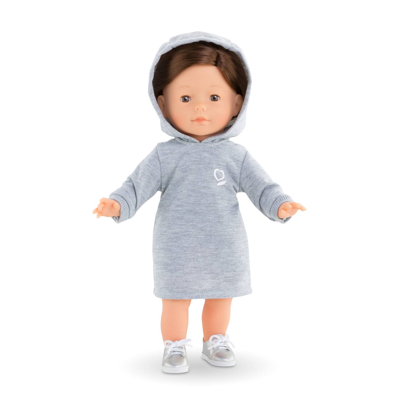 Robe à capuche pour poupée ma Corolle multicolore
