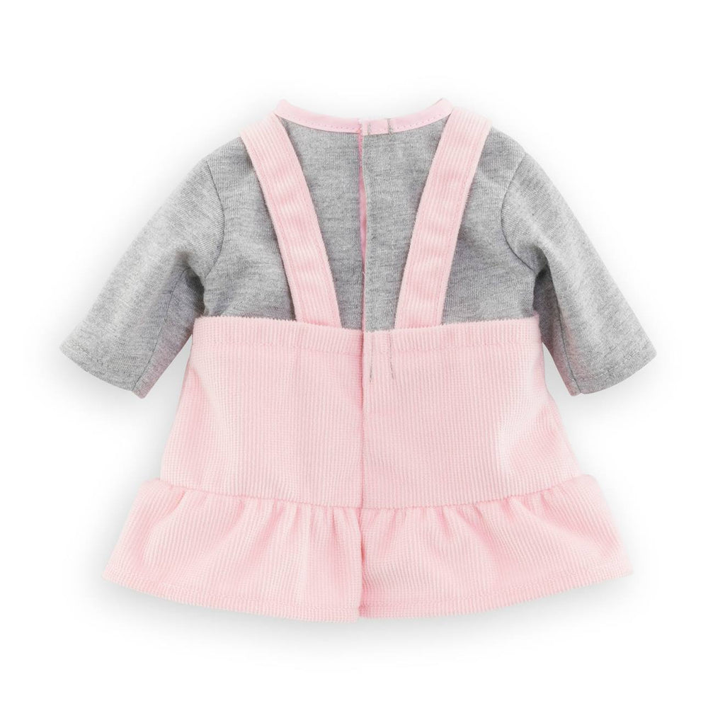 Robe et t-shirt bords de loire pour poupon 36 cm multicolore
