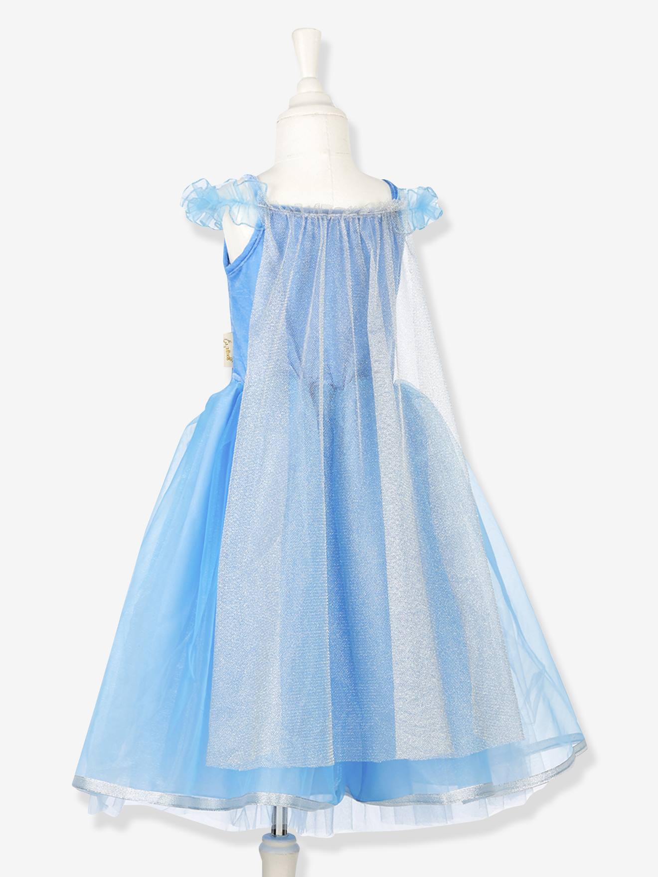Robe princesse des neiges bleu