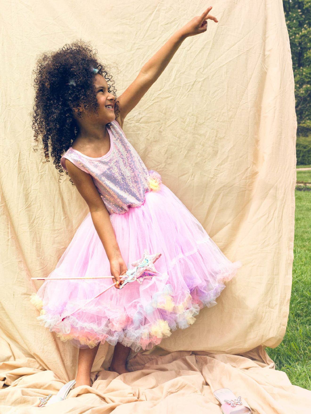 Robe tulipe jocelyne rose