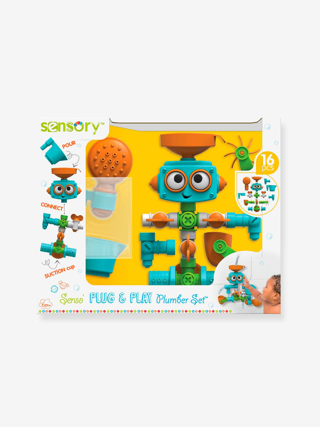 Robot de bain multi-activités multicolore